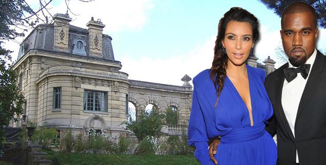 //kim kardashian kanye west louveciennes chaccteau de voisins