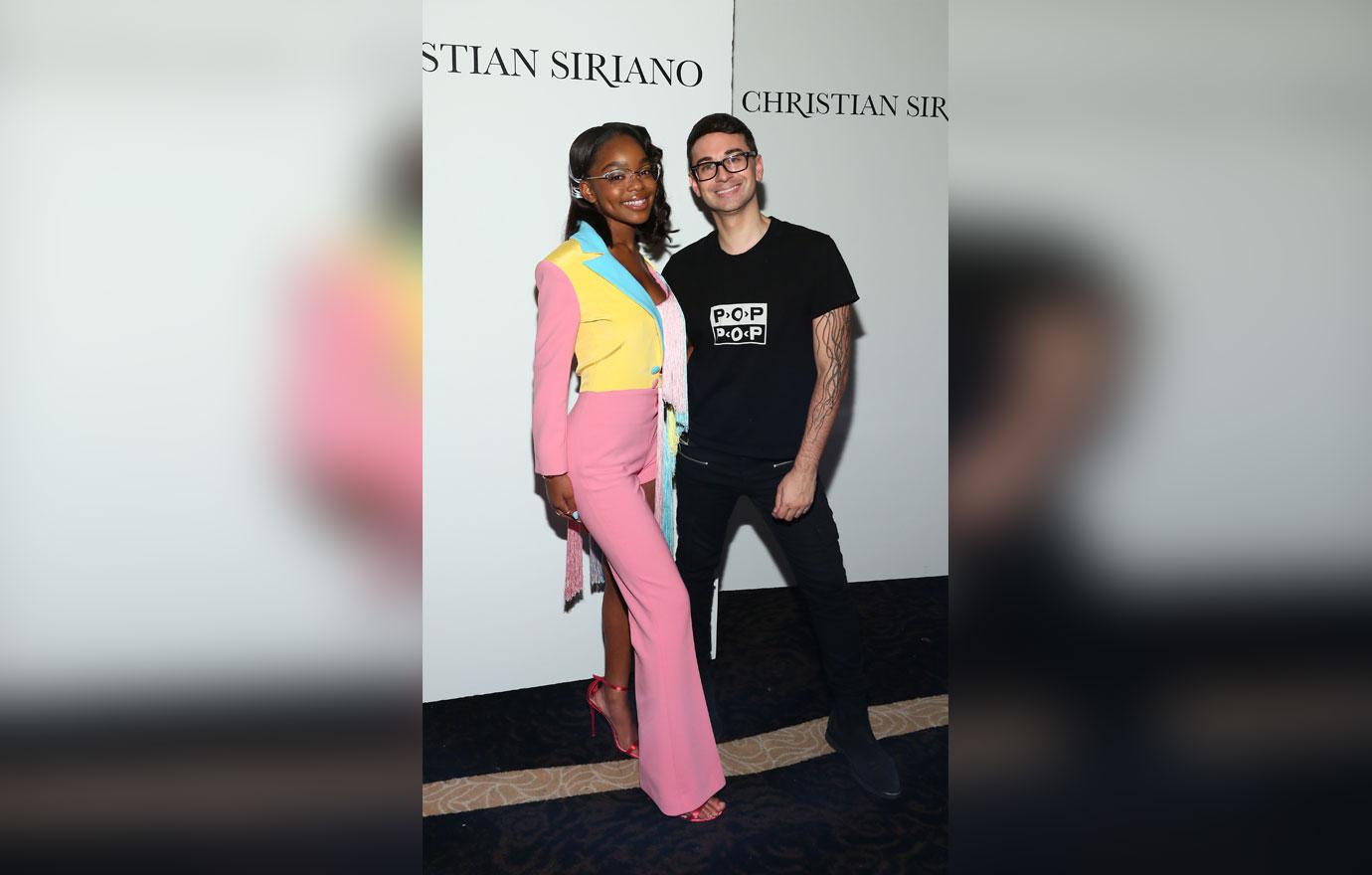 Marsai Martin and Christian Siriano celebrate the freedom to “Be Both” as she wears his one-of-a-kind SweeTARTS-inspired couture