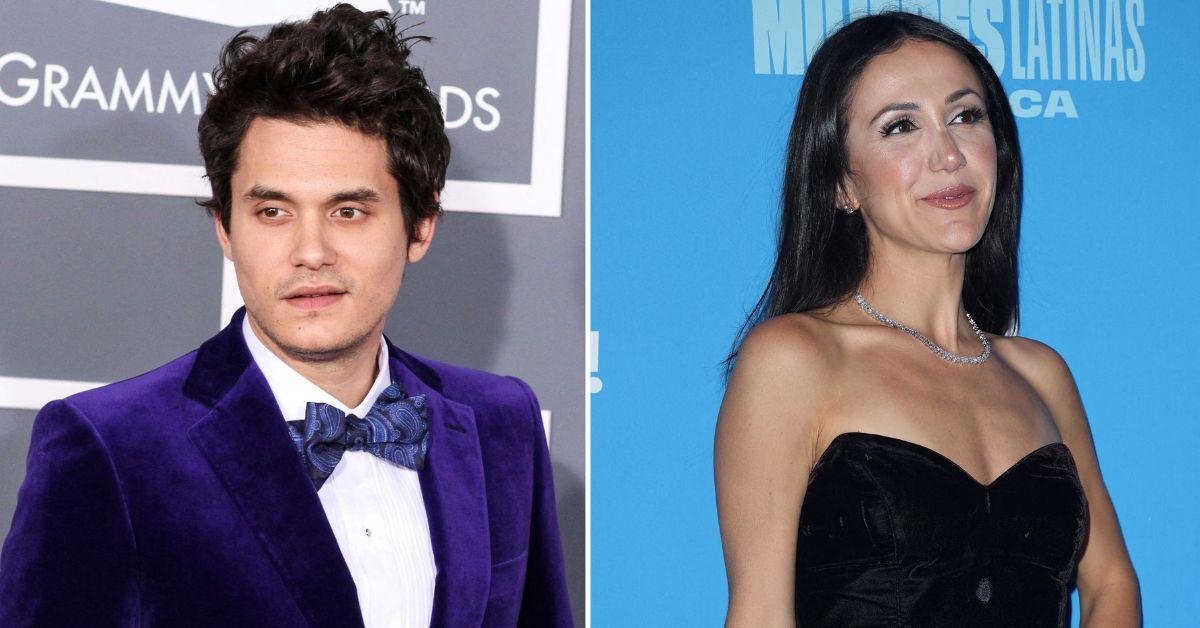 Composite photo of John Mayer and Kat Stickler