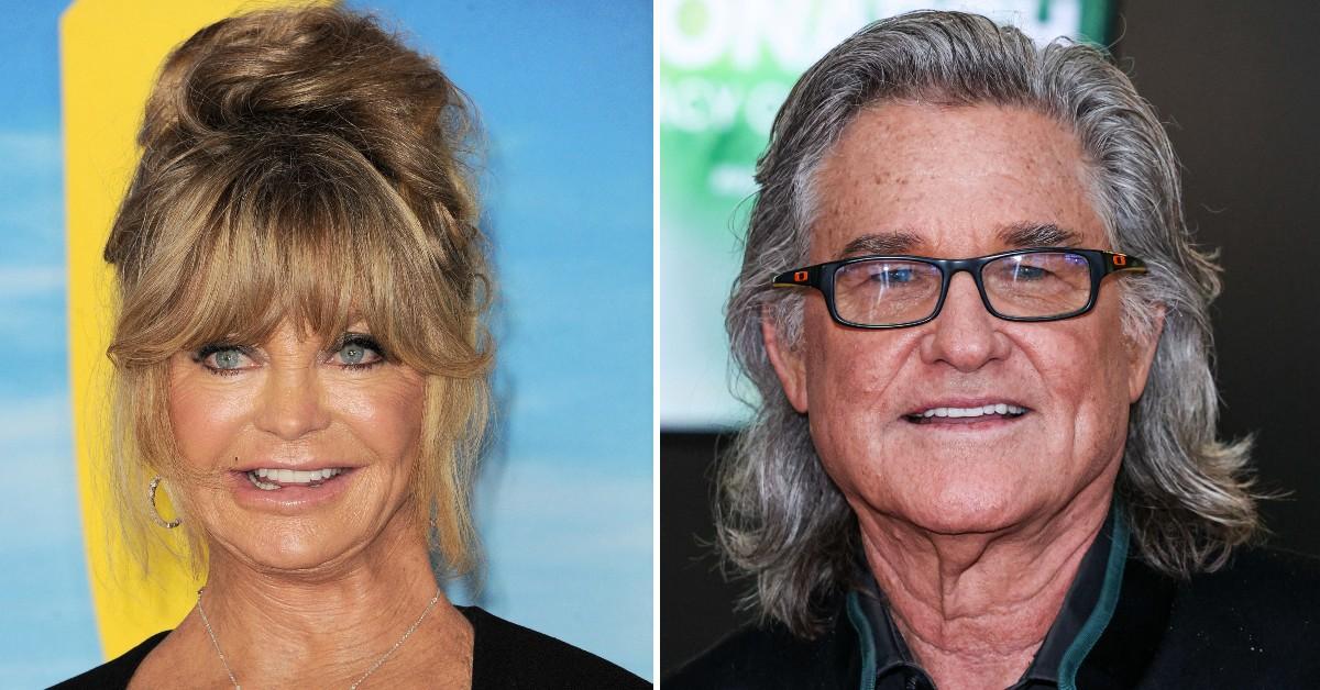 Composite photo of Goldie Hawn and Kurt Russell.