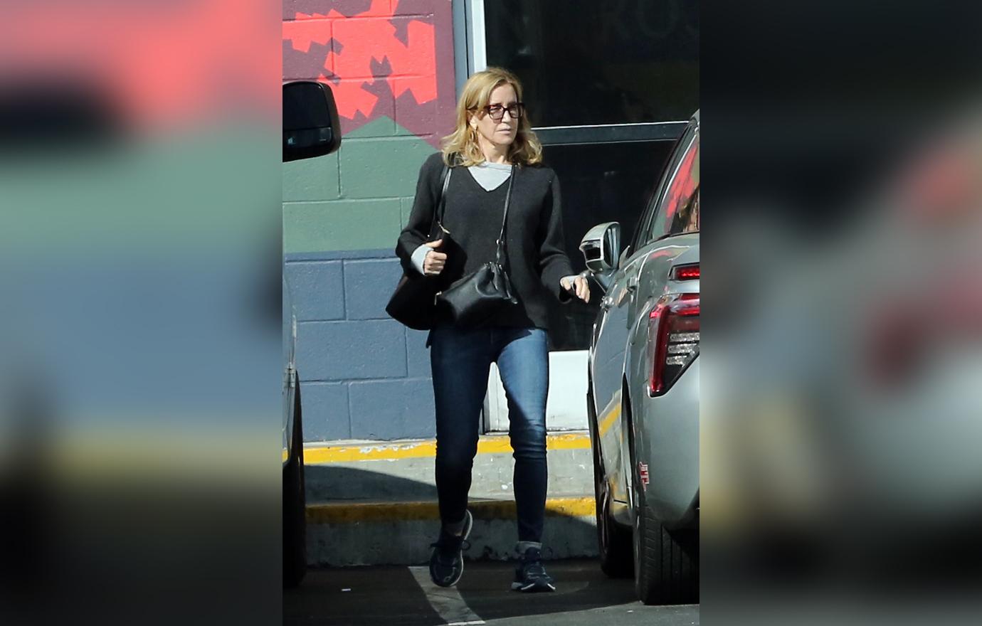 Felicity Huffman Spotted Outside Community Service Duties After Prison Stint