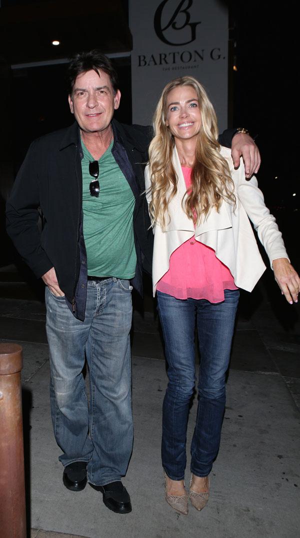 Charlie Sheen & Denise Richards Out In LA