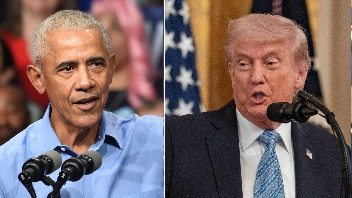 Photo of Barack Obama and Donald Trump