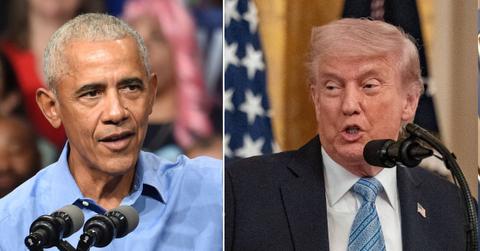 Photo of Barack Obama and Donald Trump