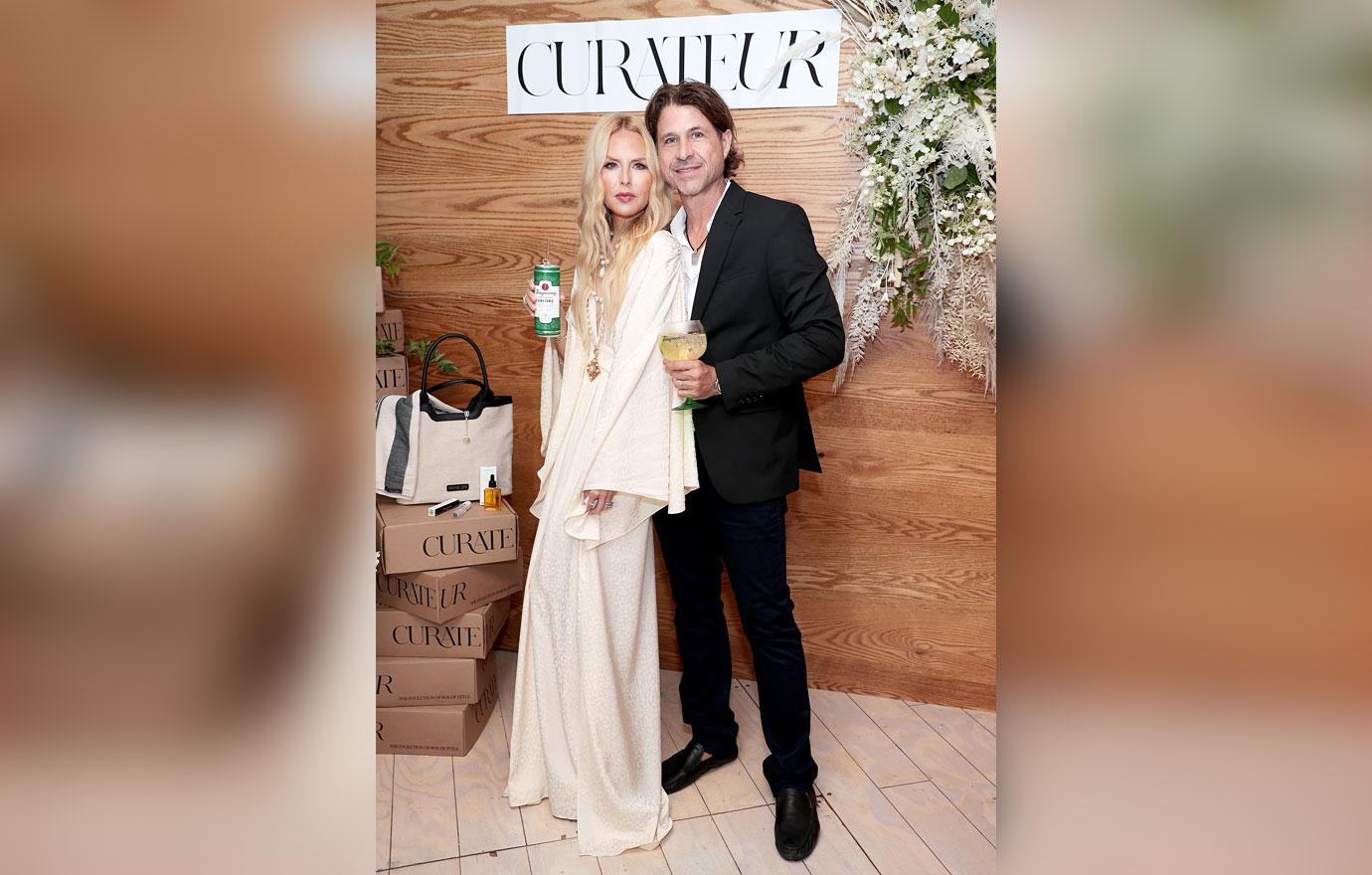 rachel zoe and rodger berman celebrate the launch of her curateur summer box with specialty tanqueray sevilla orange cocktails and tanqueray crafted gin cocktails in a can