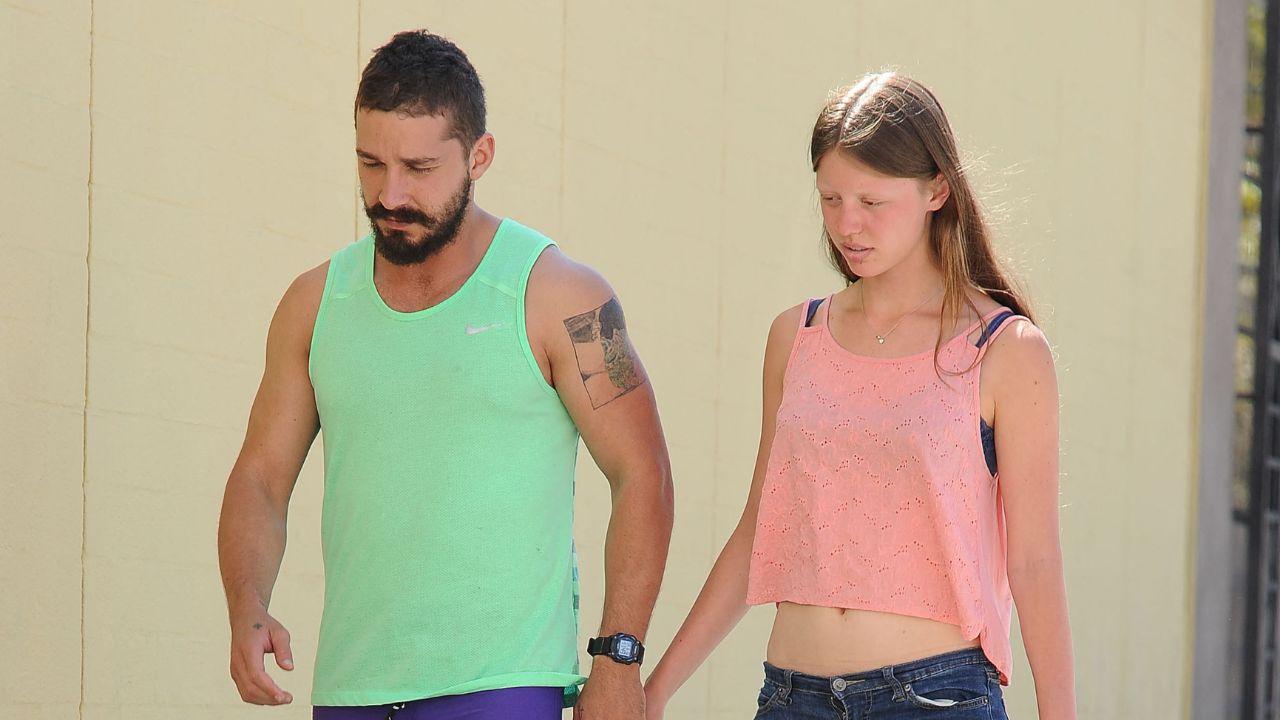 Photo of Shia LaBeouf and Mia Got