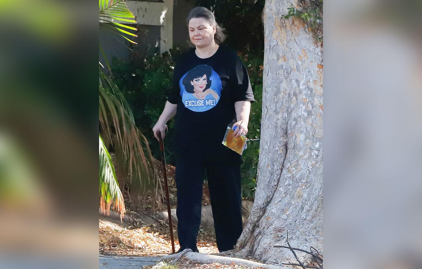 Designing Women' Actress Delta Burke, 65, Walks With Cane And