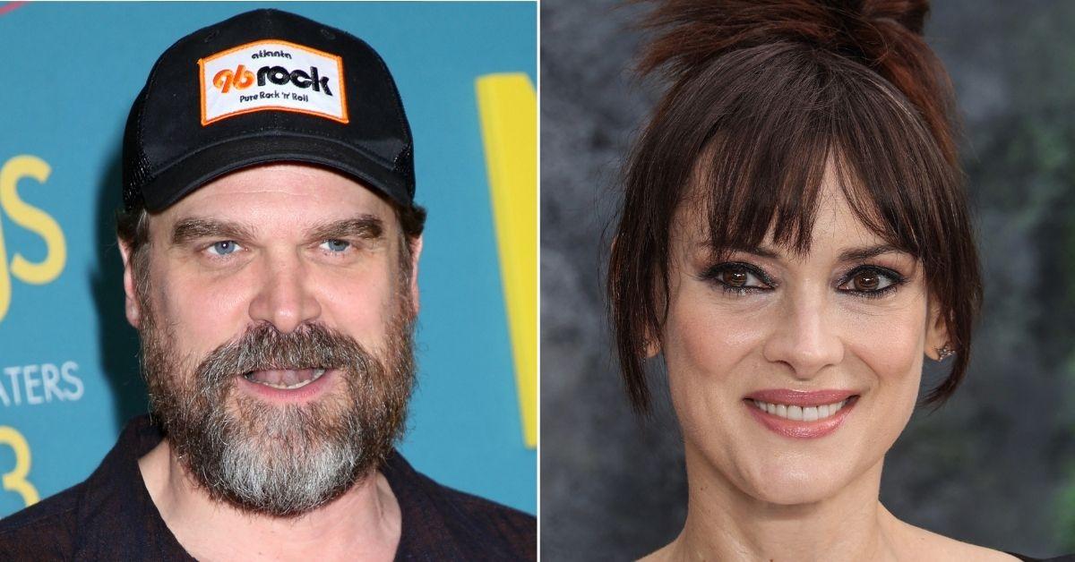 picture of David Harbour and Winona Ryder 