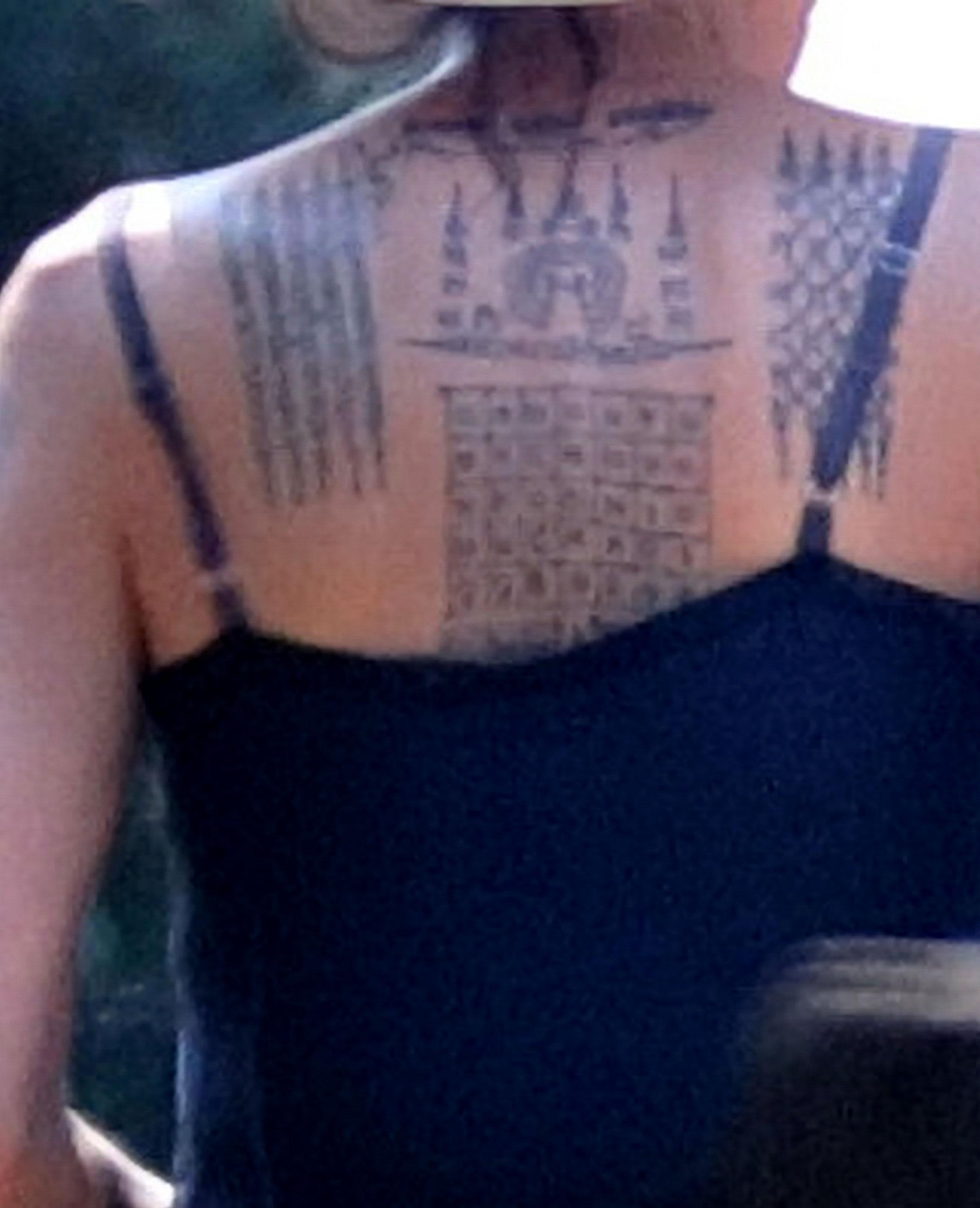 brad pitt angelina jolie matching tattoos