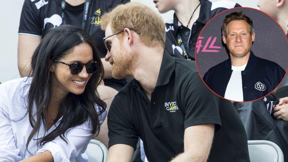 Photo of Trevor Engelson, Prince Harry & Meghan Markle