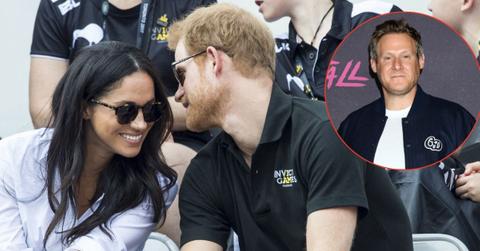 Photo of Trevor Engelson, Prince Harry & Meghan Markle