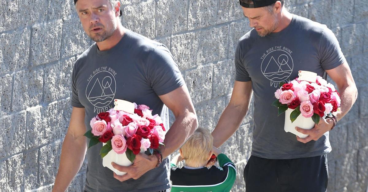 Josh Duhamel Brings Fergie Flowers After National Anthem Crisis