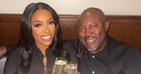porsha williams smiling with husband simon days before shock divorce filing pp