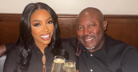 porsha williams smiling with husband simon days before shock divorce filing pp