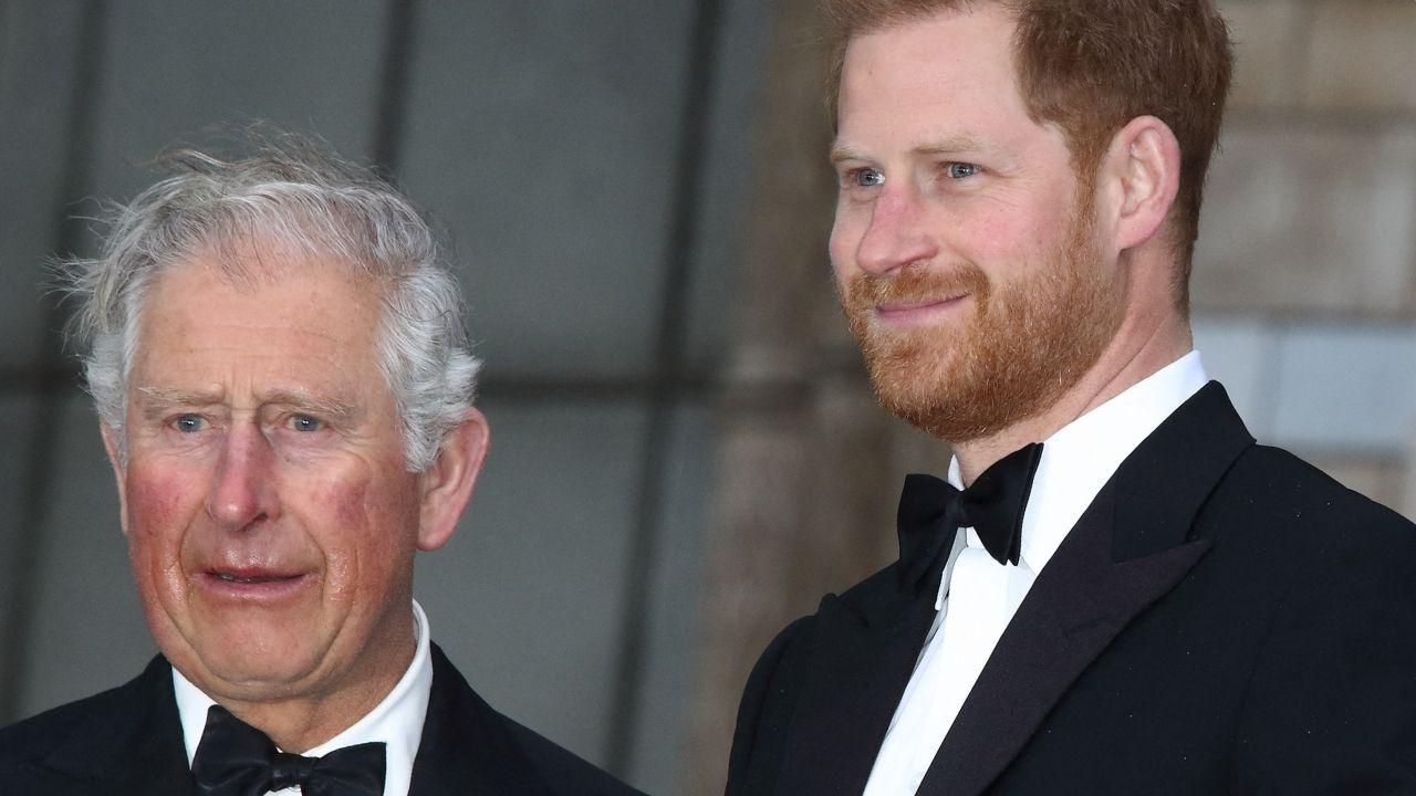 Photo of King Charles and Prince Harry
