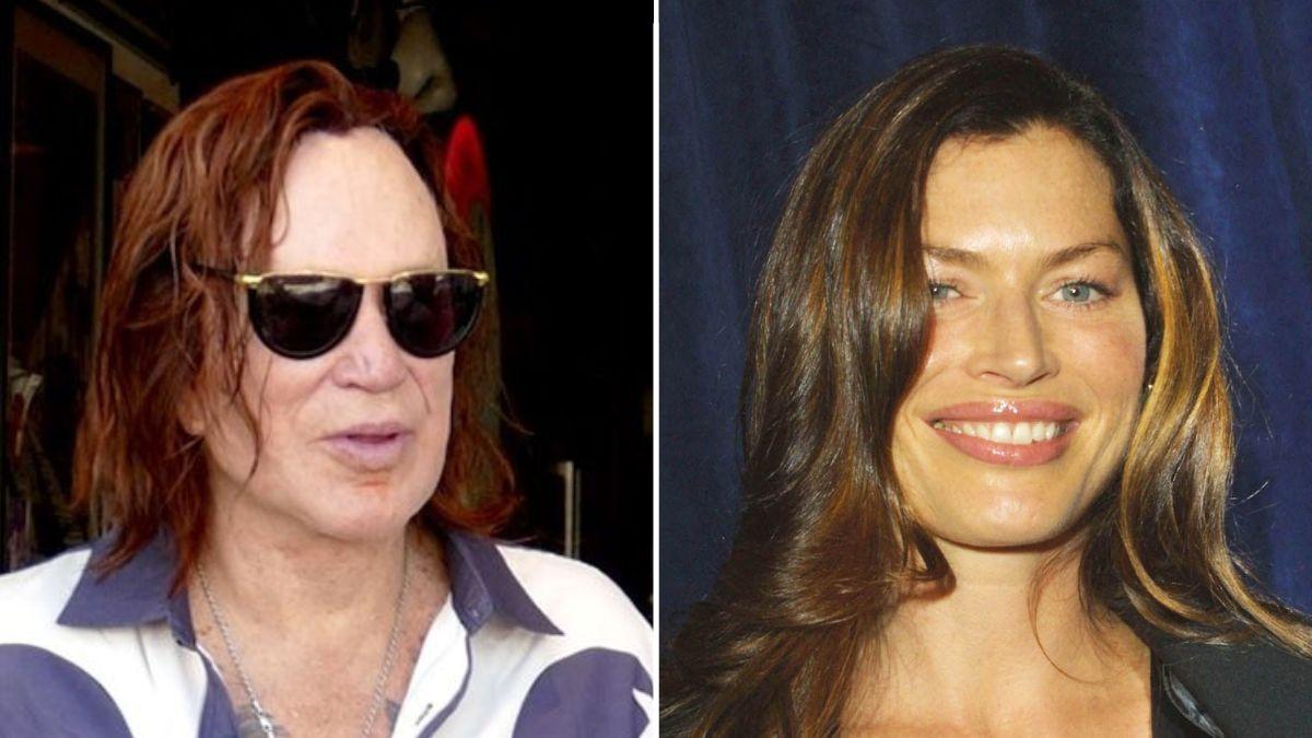 picture of Mickey rourke and Carré Otis