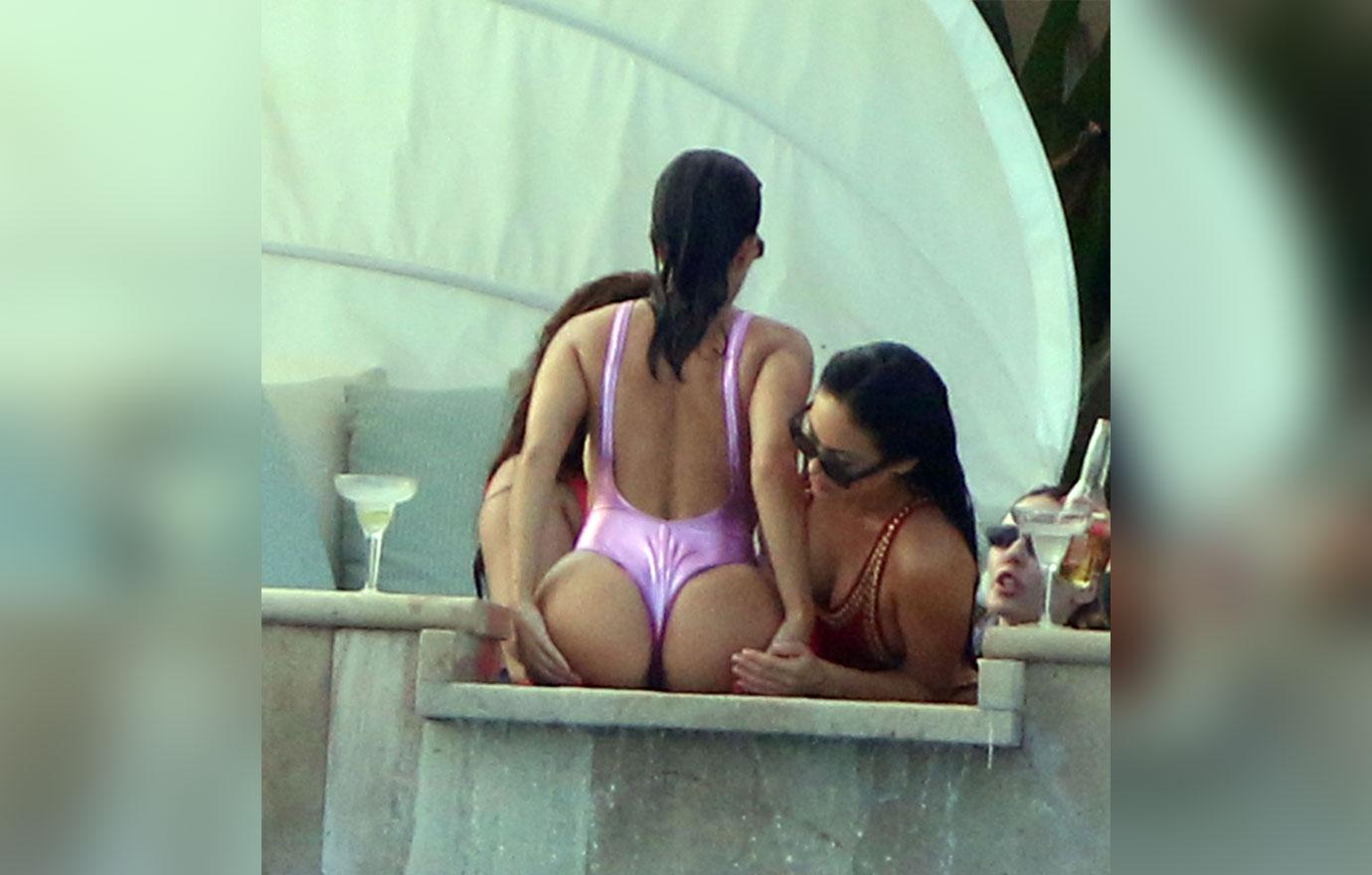 Stephanie Shepherd Pats Kourtney Kardashian’s Butt In Hot Tub