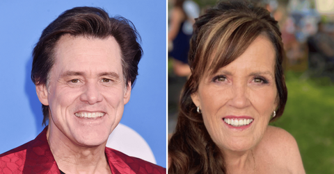 Composite photo of Jim Carrey, Rita Carrey
