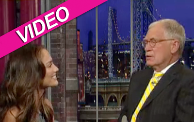 //minka kelly letterman