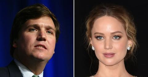 tucker carlson mocks jennifer lawrence claims actress nightmares fox news hostjpg