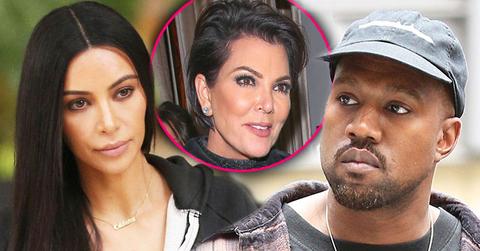 Kanye West & Kris Jenner Fight -- Kim Kardashian Divorce