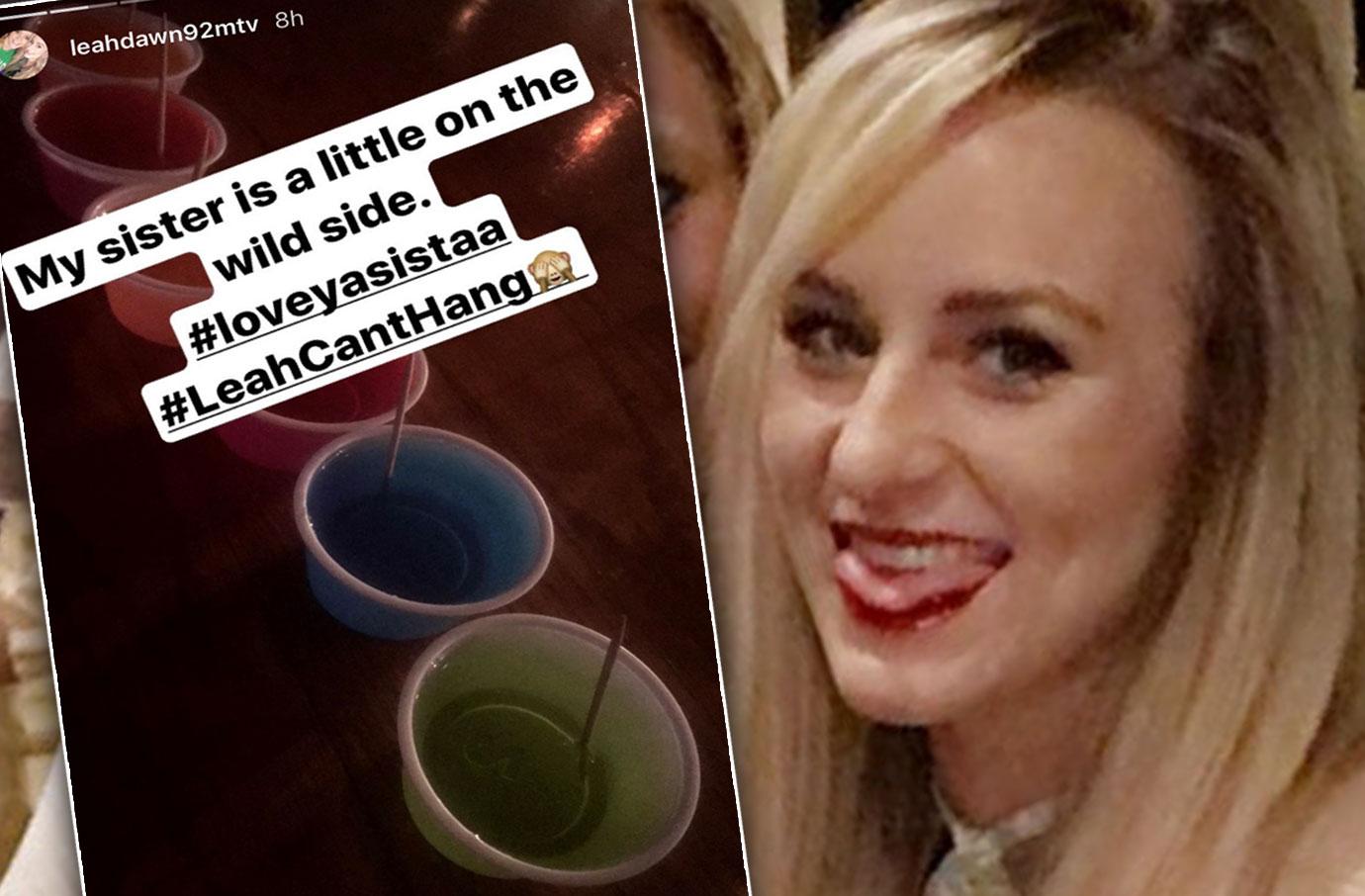 leah messer partying drinking vacation teen mom 2