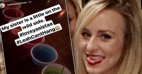 leah messer partying drinking vacation teen mom 2