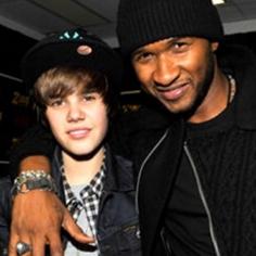 //usher defends justin bieber instagram