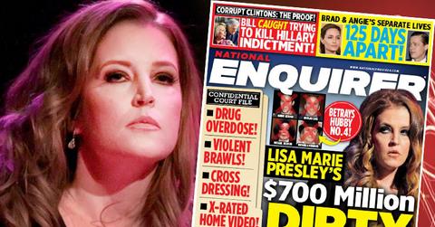 lisa marie presley divorce drug overdose cross dressing