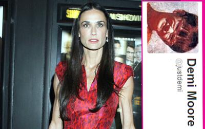 //demi moore twitter ff post
