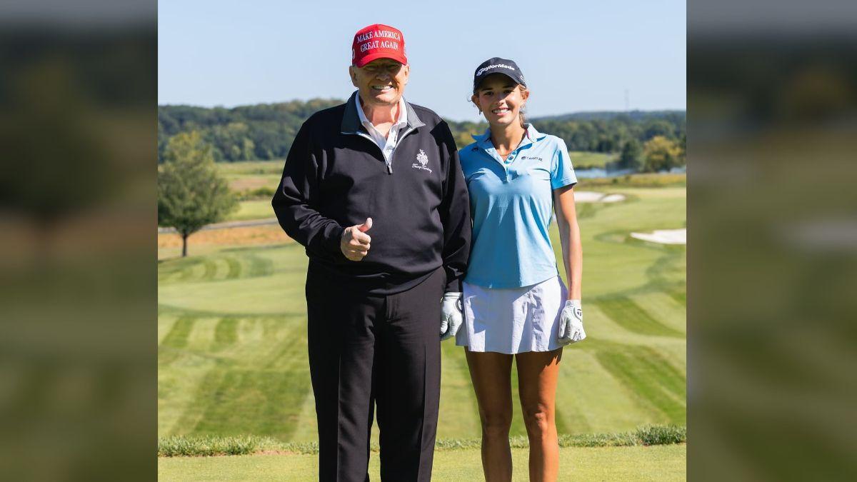 Photo of Kai and Donald Trump