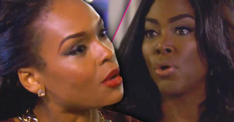 Kenya Moore & Demetria McKinney Fight