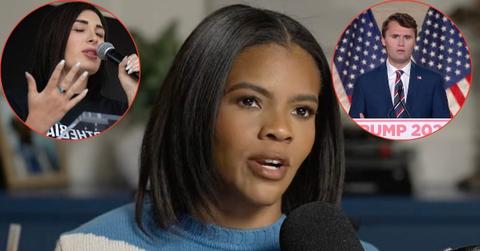 Composite photo of Laura Loomer, Candace Owens and Charlie Kirk