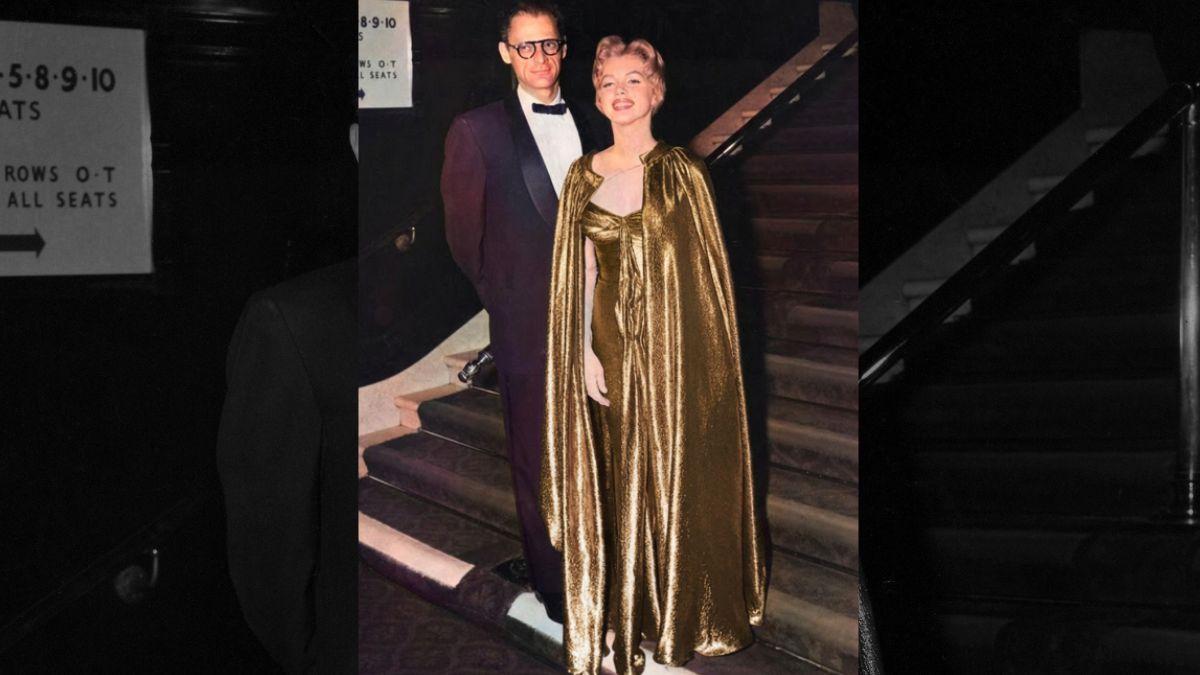 Photo of Arthur Miller and Marilyn Monroe