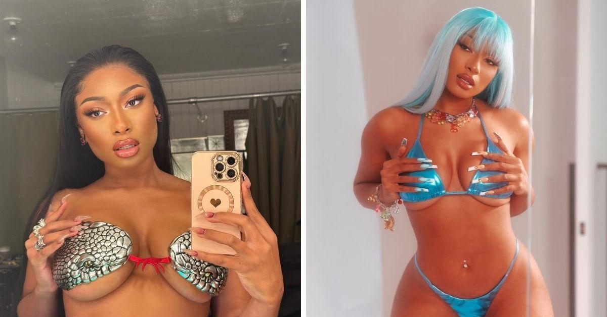 Megan Thee Stallion Shows Off Some Skin In Her Best Sexy Looks — As the Rapper Drops Plenty of Bikini Photos