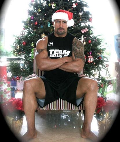 //merry christmas the rock_px