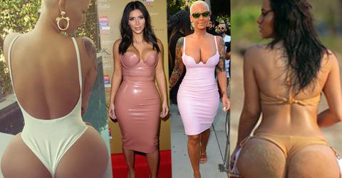 Kim Kardashian Amber Rose Feud Copycat Style