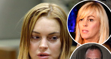 //lindsay michael dina lohan square getty