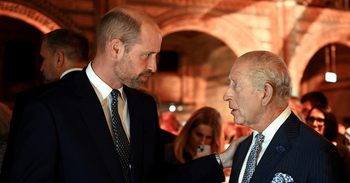 Photo of Prince William and King Charles III