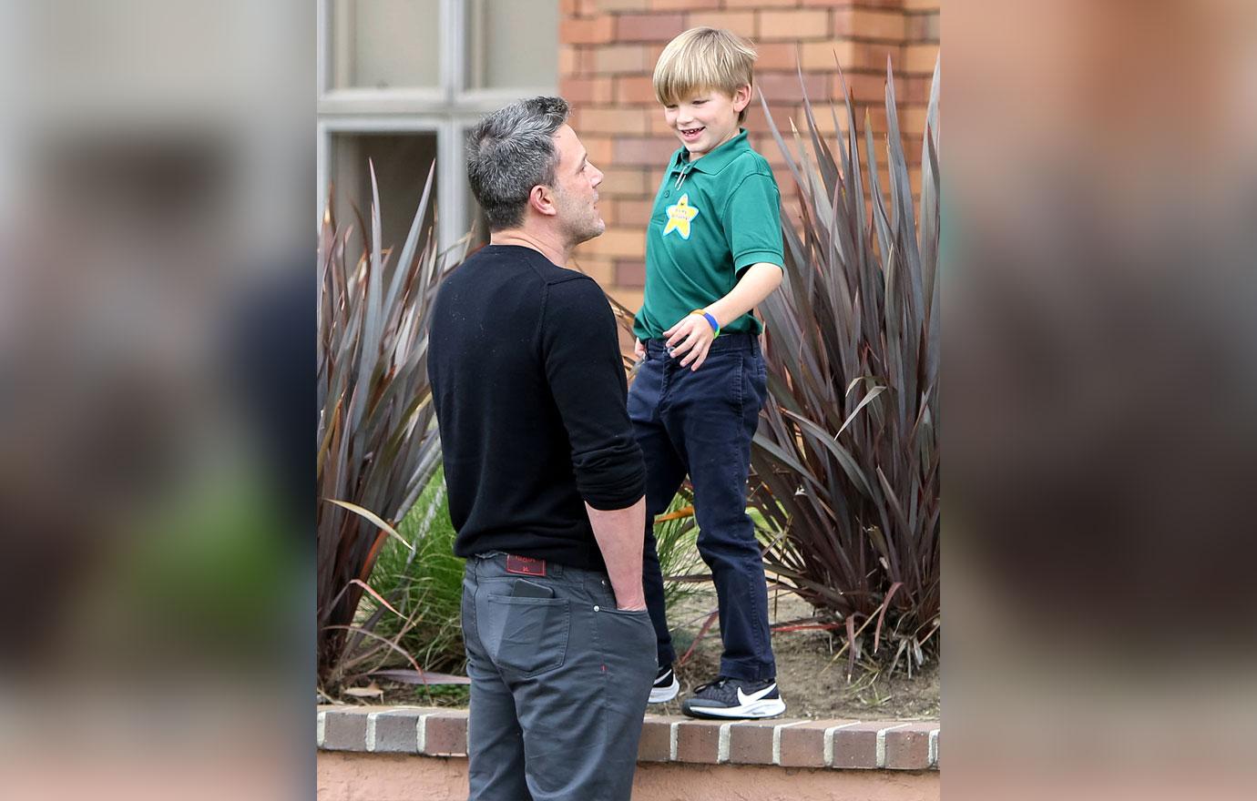 Jennifer Garner and Ben Affleck hang out with their son Sam on his birthday