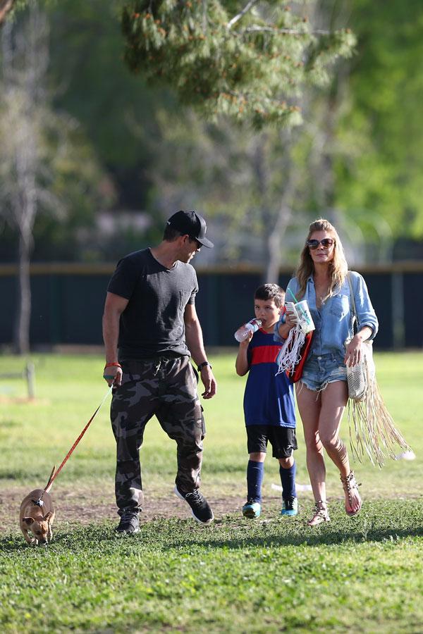 Sexy Stepmother Leann Rimes Sports Daisy Dukes With Hubby At Stepsons Soccer Game 3787