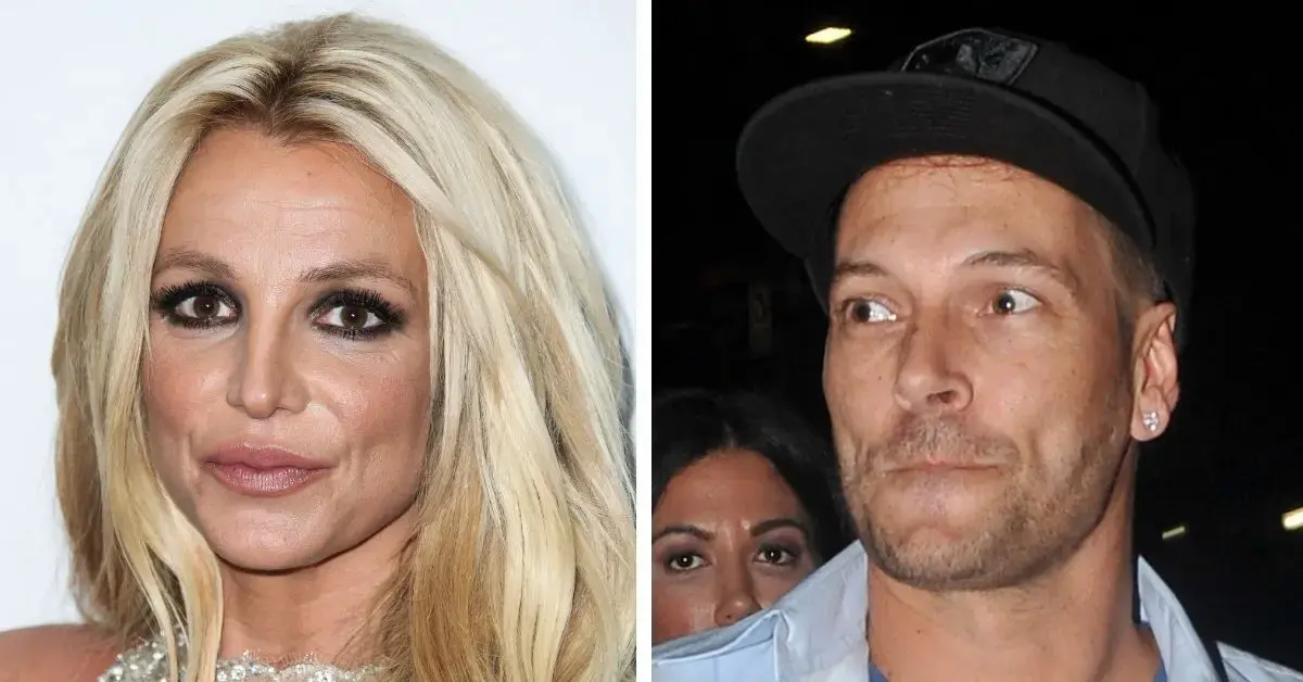 Composite photo of Britney Spears and Kevin Federline