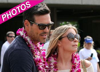 //leann rimes eddie cibrian vacation hawaii splash