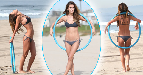 //audrina patridge hula hoop wenn