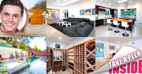 //jesse mccartney drops million on modern hollywood hills home wide
