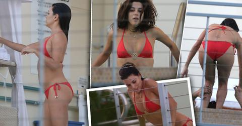 //eva longoria red bikini gallery