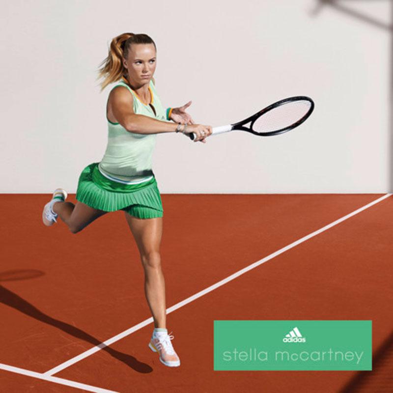 adidas by stella mccartney barricade skort caroline wozniacki women green__ __