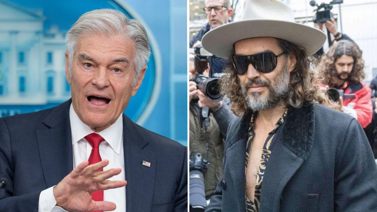 Photo of Dr. Oz, Russell Brand