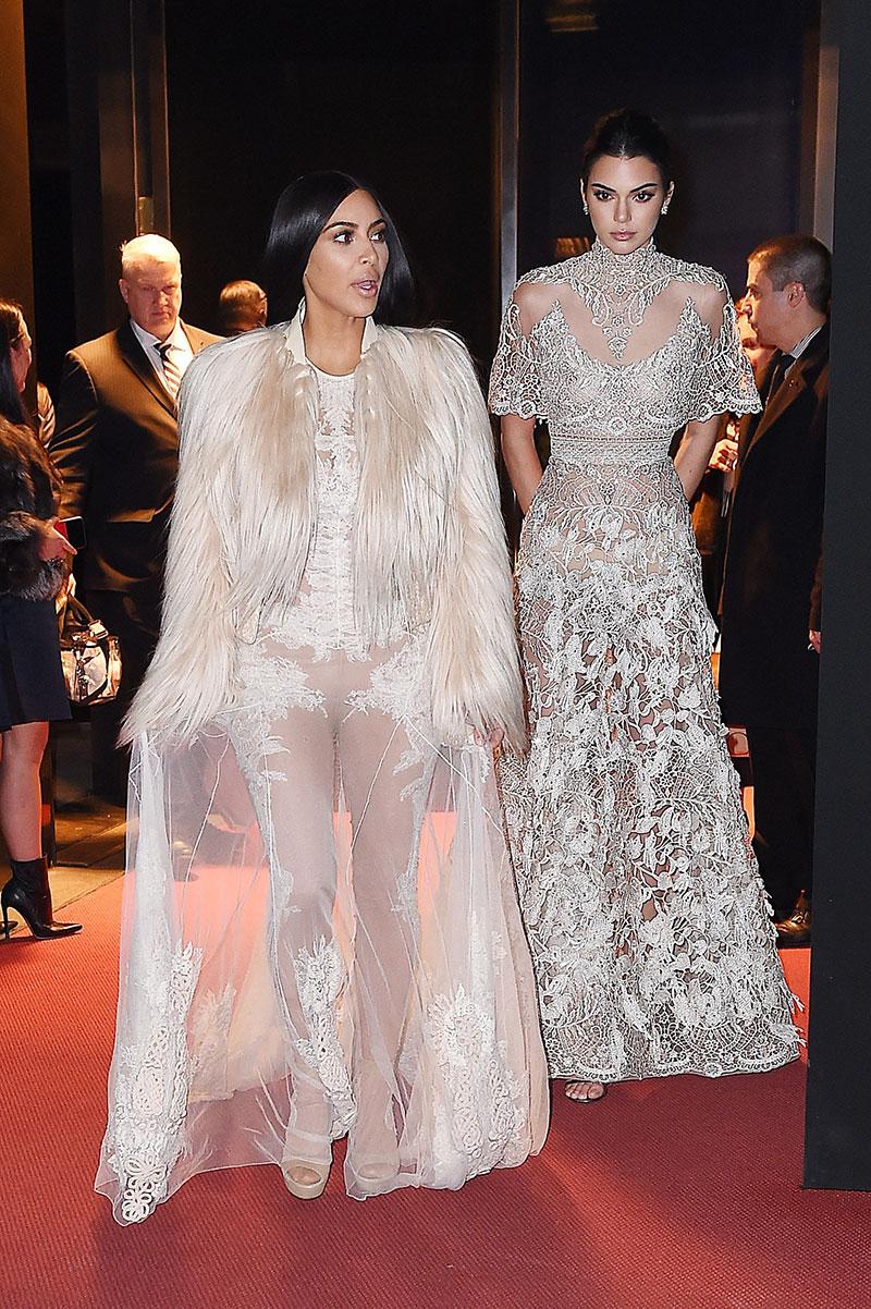 //kim kardashian kendall jenner kylie jenner boobs butt lace fur nyc