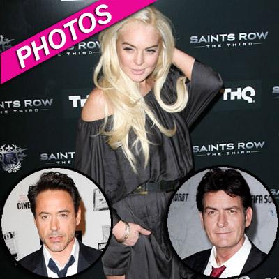 //lindsay lohan charlie sheen